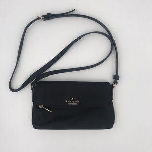 Kate Spade Black Crossbody 9"x6" Purse